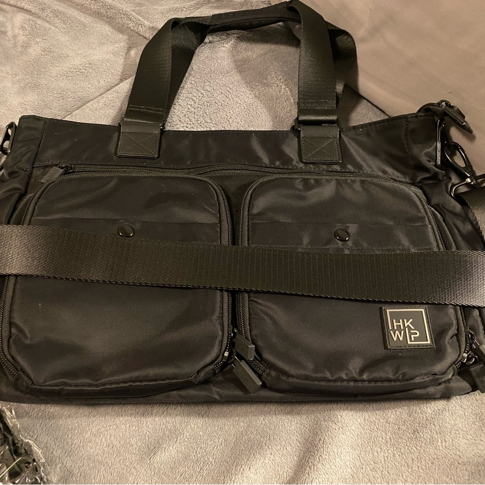 Ihkwip Cargo Catchall Tote Black NWOT